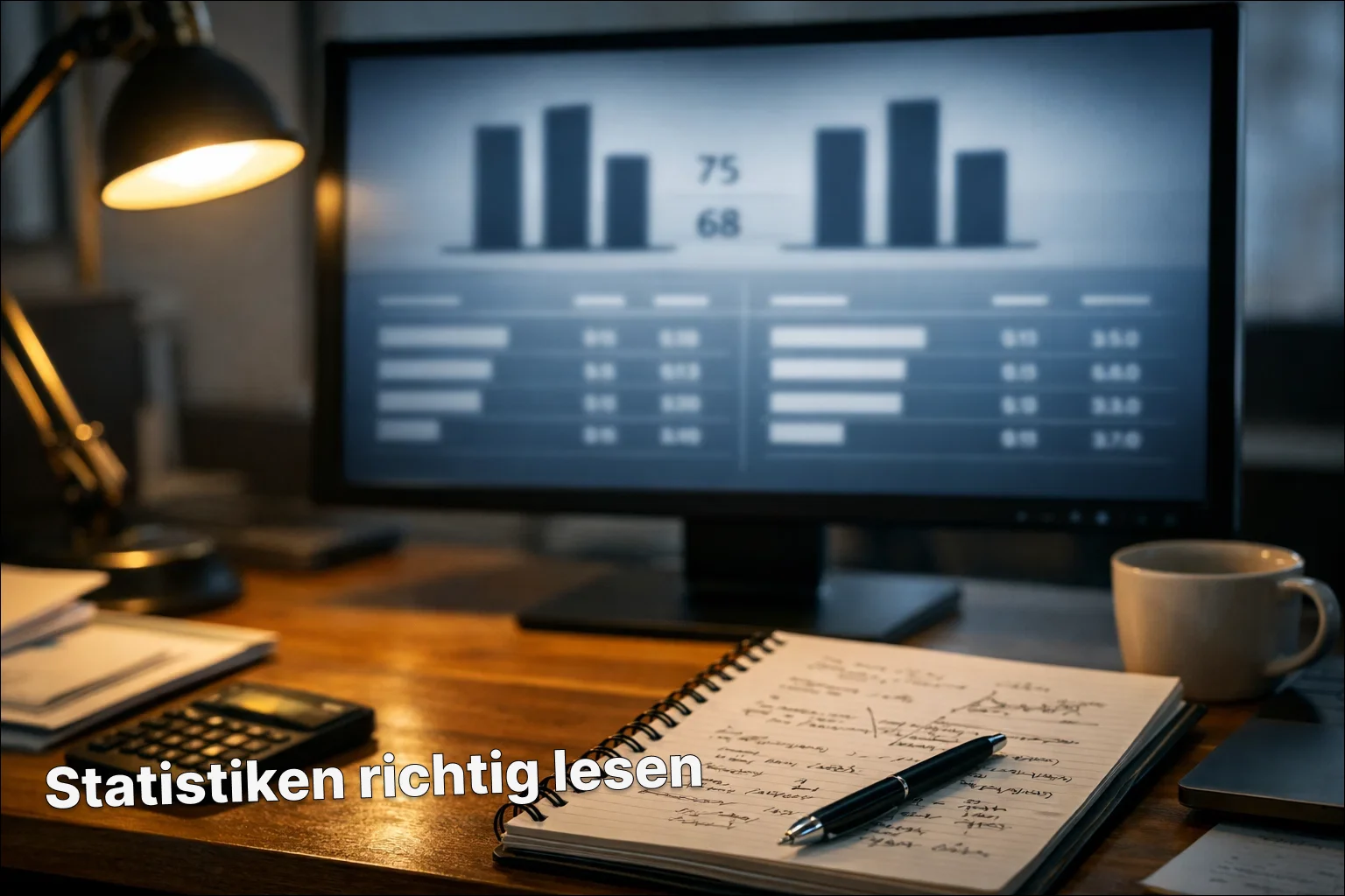 Detaillierte Boxerstatistiken auf einem Bildschirm